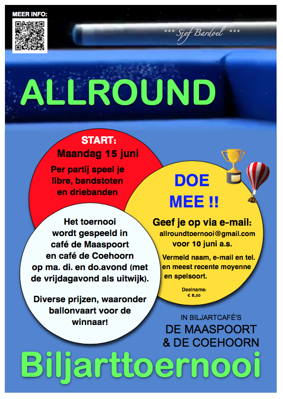 Poster Allroundtoernooi 2015